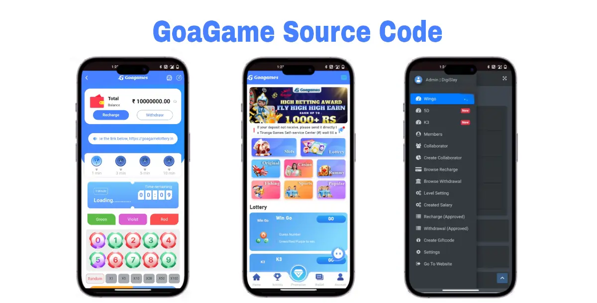 Goagame - Color prediction game source code download