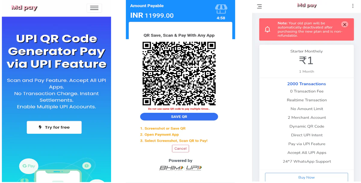 Mdpay - 3 in 1 getway source code download